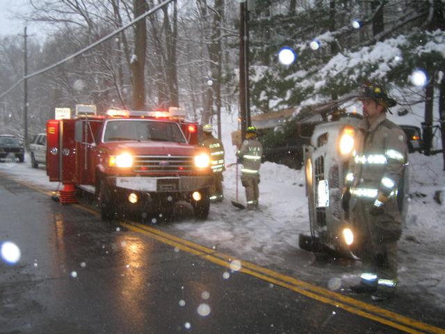 MVA with Rollover - Long Ridge Road - 12/21/08